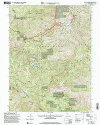 Download a high-resolution, GPS-compatible USGS topo map for Fouts Springs, CA (2001 edition)