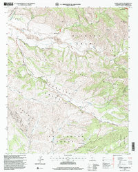 Download a high-resolution, GPS-compatible USGS topo map for Foxen Canyon, CA (2000 edition)