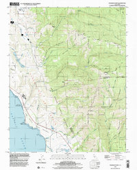 Download a high-resolution, GPS-compatible USGS topo map for Franklin Point, CA (2002 edition)