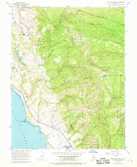Download a high-resolution, GPS-compatible USGS topo map for Franklin Point, CA (1969 edition)