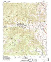 Download a high-resolution, GPS-compatible USGS topo map for Frazier Mtn, CA (1992 edition)