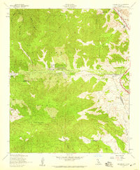 Download a high-resolution, GPS-compatible USGS topo map for Frazier Mtn, CA (1959 edition)