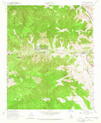 Download a high-resolution, GPS-compatible USGS topo map for Frazier Mtn, CA (1965 edition)