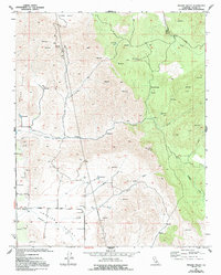 Download a high-resolution, GPS-compatible USGS topo map for Frazier Valley, CA (1994 edition)