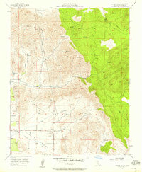 Download a high-resolution, GPS-compatible USGS topo map for Frazier Valley, CA (1958 edition)
