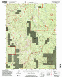 Download a high-resolution, GPS-compatible USGS topo map for Fredonyer Pass, CA (1997 edition)