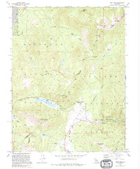 preview thumbnail of historical topo map of El Dorado County, CA in 1992