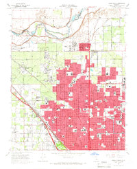 Download a high-resolution, GPS-compatible USGS topo map for Fresno North, CA (1966 edition)