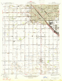 Download a high-resolution, GPS-compatible USGS topo map for Fresno South, CA (1947 edition)