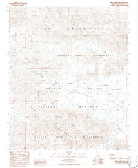Download a high-resolution, GPS-compatible USGS topo map for Fried Liver Wash, CA (1986 edition)