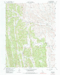 Download a high-resolution, GPS-compatible USGS topo map for Fruto, CA (1985 edition)
