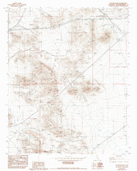 Download a high-resolution, GPS-compatible USGS topo map for Fry Mountains, CA (1992 edition)