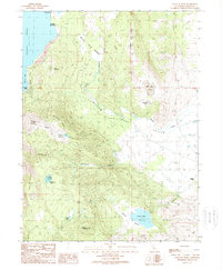 Download a high-resolution, GPS-compatible USGS topo map for Gallatin Peak, CA (1989 edition)