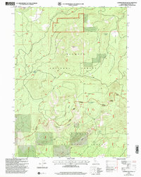 Download a high-resolution, GPS-compatible USGS topo map for Garner Mountain, CA (2004 edition)