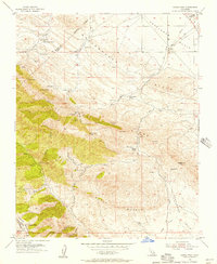 Download a high-resolution, GPS-compatible USGS topo map for Garza Peak, CA (1957 edition)