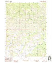 Download a high-resolution, GPS-compatible USGS topo map for Gazelle Mtn, CA (1986 edition)