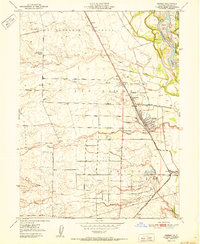 Download a high-resolution, GPS-compatible USGS topo map for Gerber, CA (1951 edition)