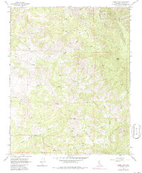 Download a high-resolution, GPS-compatible USGS topo map for Gibbon Peak, CA (1986 edition)