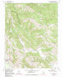 Download a high-resolution, GPS-compatible USGS topo map for Gilroy Hot Springs, CA (1991 edition)