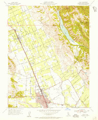 Download a high-resolution, GPS-compatible USGS topo map for Gilroy, CA (1956 edition)