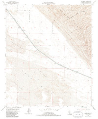 Download a high-resolution, GPS-compatible USGS topo map for Glamis SE, CA (1986 edition)