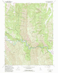 Download a high-resolution, GPS-compatible USGS topo map for Glascock Mtn, CA (1993 edition)