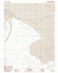 Download a high-resolution, GPS-compatible USGS topo map for Glasgow, CA (1985 edition)