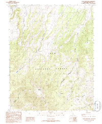 Download a high-resolution, GPS-compatible USGS topo map for Glass Mountain, CA (1986 edition)