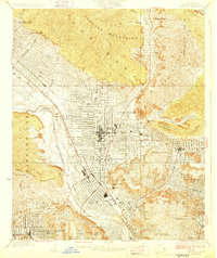 Download a high-resolution, GPS-compatible USGS topo map for Glendale, CA (1928 edition)