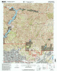Download a high-resolution, GPS-compatible USGS topo map for Glendora, CA (1999 edition)