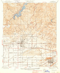 Download a high-resolution, GPS-compatible USGS topo map for Glendora, CA (1939 edition)