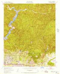 Download a high-resolution, GPS-compatible USGS topo map for Glendora, CA (1957 edition)