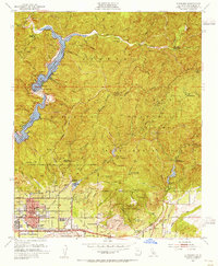 Download a high-resolution, GPS-compatible USGS topo map for Glendora, CA (1955 edition)