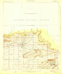 Download a high-resolution, GPS-compatible USGS topo map for Glendora, CA (1927 edition)