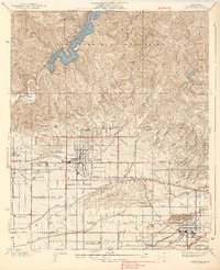 Download a high-resolution, GPS-compatible USGS topo map for Glendora, CA (1939 edition)