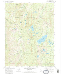 Download a high-resolution, GPS-compatible USGS topo map for Gold Lake, CA (1986 edition)