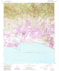 Download a high-resolution, GPS-compatible USGS topo map for Goleta, CA (1989 edition)