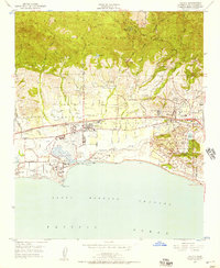 Download a high-resolution, GPS-compatible USGS topo map for Goleta, CA (1957 edition)