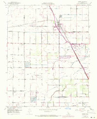 1949 Map of Goshen, 1971 Print