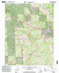 Download a high-resolution, GPS-compatible USGS topo map for Granite Chief, CA (2003 edition)