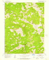Download a high-resolution, GPS-compatible USGS topo map for Granite Chief, CA (1957 edition)