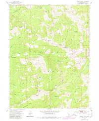 Download a high-resolution, GPS-compatible USGS topo map for Granite Chief, CA (1980 edition)