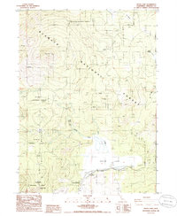 Download a high-resolution, GPS-compatible USGS topo map for Grass Lake, CA (1986 edition)