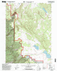Download a high-resolution, GPS-compatible USGS topo map for Graven Ridge, CA (1996 edition)