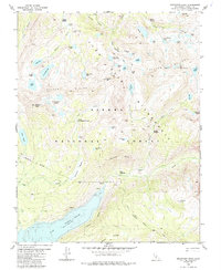 Download a high-resolution, GPS-compatible USGS topo map for Graveyard Peak, CA (1985 edition)