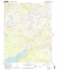 Download a high-resolution, GPS-compatible USGS topo map for Graveyard Peak, CA (1994 edition)