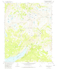 Download a high-resolution, GPS-compatible USGS topo map for Graveyard Peak, CA (1982 edition)