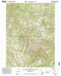 Download a high-resolution, GPS-compatible USGS topo map for Grider Valley, CA (2004 edition)
