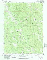Download a high-resolution, GPS-compatible USGS topo map for Grouse Mtn, CA (1985 edition)