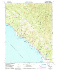 Download a high-resolution, GPS-compatible USGS topo map for Gualala, CA (1991 edition)